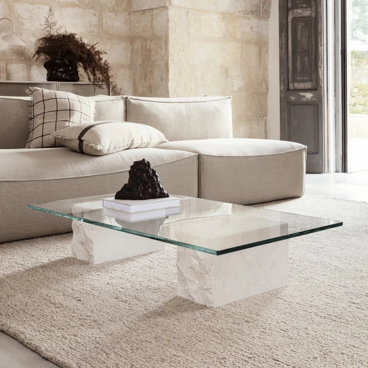 Ferm Living - Minerale Salontafel, Bianco Curia 2 Ferm Living - Minerale Salontafel, Bianco Curia - Afbeelding 2