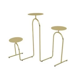 AYTM - Hiatus Bloemenkolom / Bijzettafel, Goud