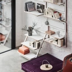 Ambivalenz - Fläpps Plank, 1 Plank -Meubilair Verkoopwinkel Ambivalenz Flaepps System Living Regal Wohnraum weiss Blumentreppe 1 Ambinete 2