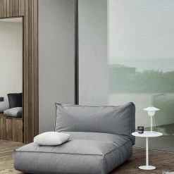 Blomus - Stay Buitenbed -Meubilair Verkoopwinkel Blomus Stay Garten Beistelltisch H 45 cm 40 cm weiss Situation 3