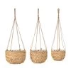 Bloomingville - Malee Bloempot, Hangend, Naturel (set Van 3)