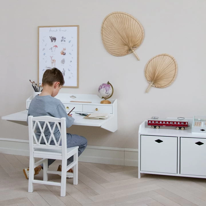 Cam Cam Copenhagen - Luca Bureau (wandgemonteerd), Wit 2 Cam Cam Copenhagen - Luca Bureau (wandgemonteerd), Wit - Afbeelding 2