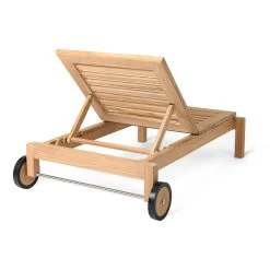 Carl Hansen - AH604 Ligstoel 9 Carl Hansen - AH604 Ligstoel -Meubilair Verkoopwinkel Carl Hansen AH604 Sonnenliege Teak unbehandelt Rueckseite