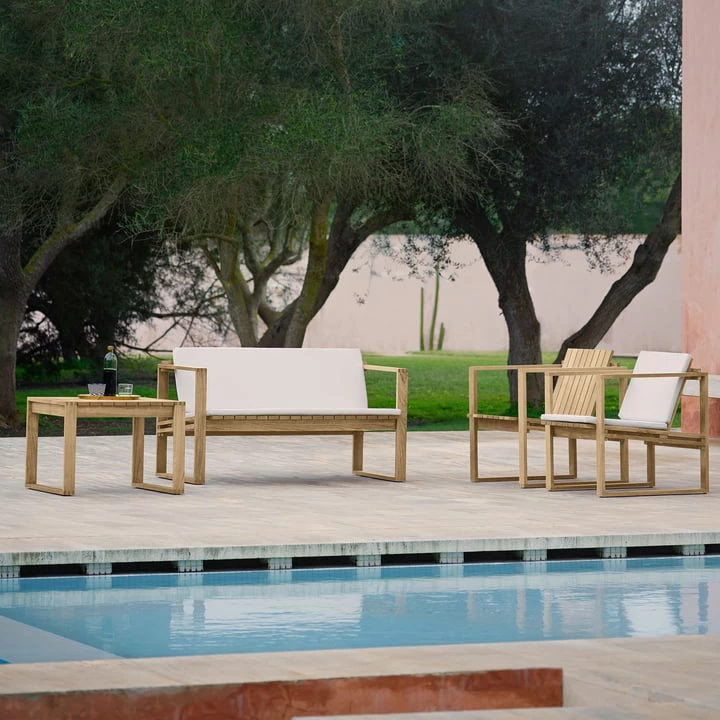 Carl Hansen - BK11 Lounge Chair, Teak Onbehandeld 6 Carl Hansen - BK11 Lounge Chair, Teak Onbehandeld - Afbeelding 6