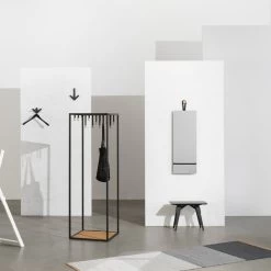 Design House Stockholm - Atelier Garderobe, Antraciet -Meubilair Verkoopwinkel Design House Stockholm Atelier Garderobe anthrazit Ambiente 2