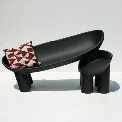 Driade - Roly Poly Sofa 9 Driade - Roly Poly Sofa -Meubilair Verkoopwinkel Driade Roly Poly Sofa und Armchair graphitschwarz