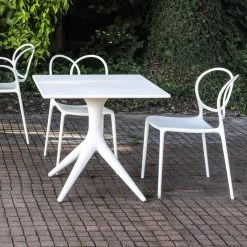 Driade - Sissi Stoel -Meubilair Verkoopwinkel Driade Sissi Stuhl weiss Situation