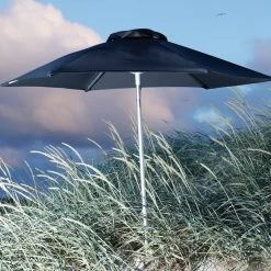 Jan Kurtz - Elba Parasol, Rond -Meubilair Verkoopwinkel Elba anthrazit ambiente