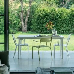 Emu - Star Fauteuil 11 Emu - Star Fauteuil -Meubilair Verkoopwinkel Emu Star Tisch Armlehnstuhl weiss grau gruen Terasse Ambiente