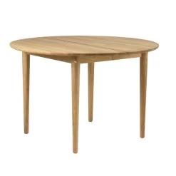 Fdb Møbler - C62e Eettafel ø 115 Cm, Natuurlijk Eiken