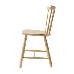 FDB Møbler - J46 Stoel -Meubilair Verkoopwinkel FDB Mobler J46 Stuhl Buche natur seitlich