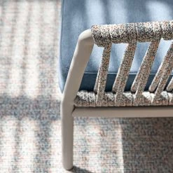 Fast - Ria Fauteuil, Grijs / Gekleurd / Donkerblauw -Meubilair Verkoopwinkel Fast Ria Sessel grau bunt dunkelblau Ambiente 1