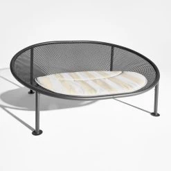 Fatboy - Netorious Tuinligstoel, Lichtgrijs 20 Fatboy - Netorious Tuinligstoel, Lichtgrijs -Meubilair Verkoopwinkel Fatboy Netorious Sitzkissen stripe sandy beige auf Bank