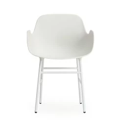 Normann Copenhagen - Form Fauteuil, Stalen Frame / Rood 8 Normann Copenhagen - Form Fauteuil, Stalen Frame / Rood -Meubilair Verkoopwinkel Form Armchair Steel Legs white front