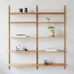 Frama - Library Plank 17 Frama - Library Plank -Meubilair Verkoopwinkel Frama Library Regal Eiche geoelt Situation 1