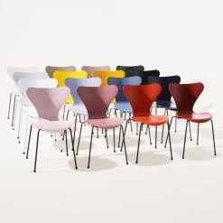Fritz Hansen - Serie 7 Stoel ( Sense Of Colour ) 9 Fritz Hansen - Serie 7 Stoel ( Sense Of Colour ) -Meubilair Verkoopwinkel Fritz Hansen Serie 7 Stuhl Sense of Colour Gruppe 2