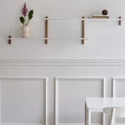 Gejst - Nivo Wandplank 37 Gejst - Nivo Wandplank -Meubilair Verkoopwinkel Gejst Nivo Wandregal H Eiche weiss Ambiente