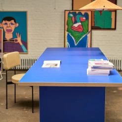 HKliving - Eettafel (rechthoekig) -Meubilair Verkoopwinkel HKliving Esstisch rechteckig blue Dining Chair Ambiente 2