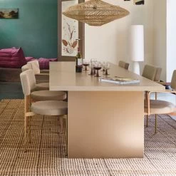 HKliving - Eettafel (rechthoekig) -Meubilair Verkoopwinkel HKliving Esstisch rechteckig cream Ambiente 2