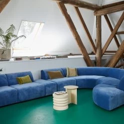 HKliving - Metalen Bijzettafeltje Rond 6 HKliving - Metalen Bijzettafeltje Rond -Meubilair Verkoopwinkel HKliving Metall Beistelltisch rund 40 cm cream Ambiente