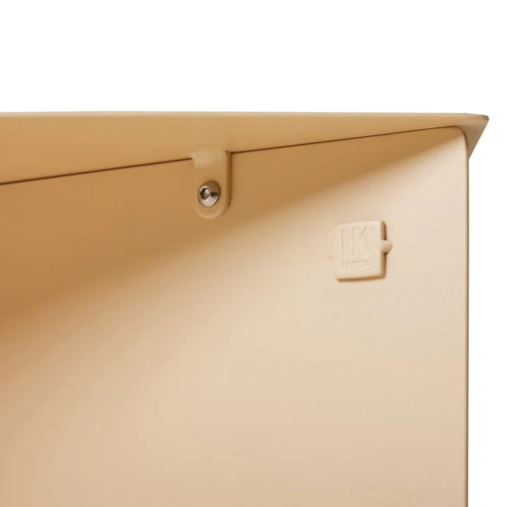 HKliving - Rechthoekige Metalen Salontafel, Cream 4 HKliving - Rechthoekige Metalen Salontafel, Cream - Afbeelding 4