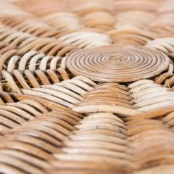 HKliving - Rotan Bijzettafel -Meubilair Verkoopwinkel HKliving Rattan Beistelltisch high 48 cm natural Detail