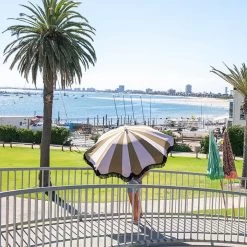 HKliving - Parasol -Meubilair Verkoopwinkel HKliving Sonnenschirm 200 cm nude mustard Ambiente