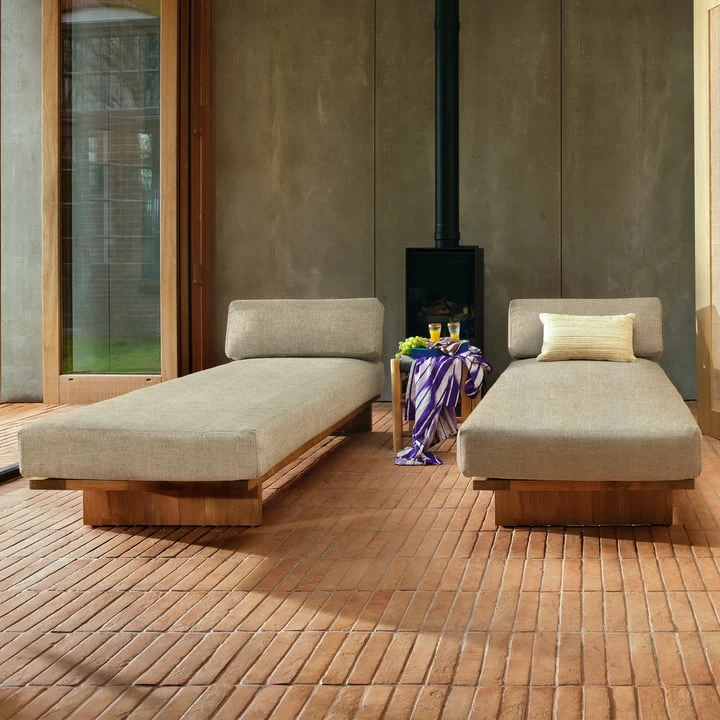 HKliving - Teak Outdoor Daybed 11 HKliving - Teak Outdoor Daybed - Afbeelding 11