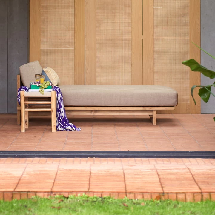 HKliving - Teak Outdoor Daybed 13 HKliving - Teak Outdoor Daybed - Afbeelding 13