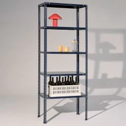 Hay - Shelving Unit 18 Hay - Shelving Unit -Meubilair Verkoopwinkel Hay Shelving Unit dunkelblau Situation