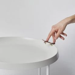 Hay - Tulou Zijtafel 27 Hay - Tulou Zijtafel -Meubilair Verkoopwinkel Hay Tulou Beistelltisch 55 x H 35 cm off white Detail