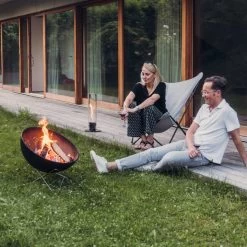 Höfats - Höfats - Bowl 57 Vuurschaal -Meubilair Verkoopwinkel Hoefats Bowl 57 Feuerschale mit Sternfuss Situation 1