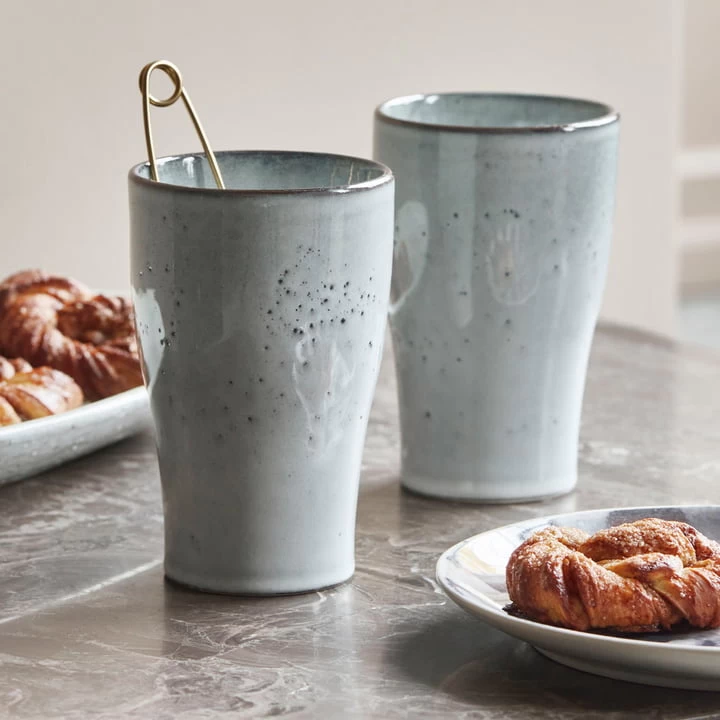 House Doctor - Liss Thermosbeker, H 14 Cm, Lichtgrijs (set Van 2) 5 House Doctor - Liss Thermosbeker, H 14 Cm, Lichtgrijs (set Van 2) - Afbeelding 5