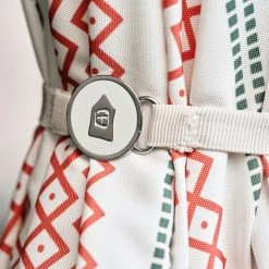 House Doctor - Umbra Parasol 20 House Doctor - Umbra Parasol -Meubilair Verkoopwinkel House Doctor Umbra Sonnenschirm rot gruen Detail 1