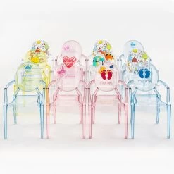 Kartell - Lou Lou Ghost Special Edition 9 Kartell - Lou Lou Ghost Special Edition -Meubilair Verkoopwinkel Kartell Lou Lou Ghost Kinderstuhl transparent Ambiente family
