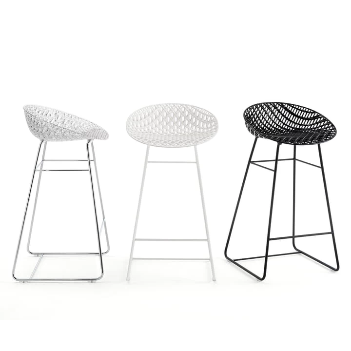 Kartell - Smatrik Barkruk, Verchroomd / Kristal 3 Kartell - Smatrik Barkruk, Verchroomd / Kristal - Afbeelding 3