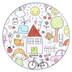 Kartell - Tip Top Kindertafel, Dinosaurus 9 Kartell - Tip Top Kindertafel, Dinosaurus -Meubilair Verkoopwinkel Kartell Tip Top Kindertisch sketch platte