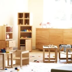 Jan Kurtz - Tim Kinderbank / Tafel, Natuurlijke Beuk -Meubilair Verkoopwinkel Kindermoebel Hugo Tim Ambiente