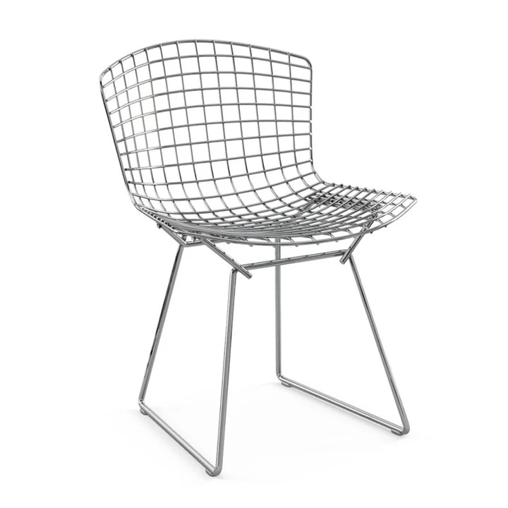 Knoll - Bertoia Stoel Zonder Bekleding, Verchroomd 1 Knoll - Bertoia Stoel Zonder Bekleding, Verchroomd