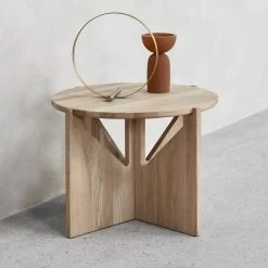 Kristina Dam Studio - Salontafel -Meubilair Verkoopwinkel Kristina Dam Studio Couchtisch 52 cm H 36 cm Eiche Ambiente 1