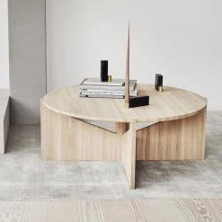 Kristina Dam Studio - Salontafel -Meubilair Verkoopwinkel Kristina Dam Studio Couchtisch XL 78 H 36 cm Eiche Ambiente 1