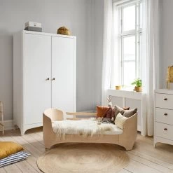 Classic Leander - Baby Junior Bed -Meubilair Verkoopwinkel Leander Classic Baby Junior Bett 0 7 Jahre 120 150x70 cm Buche Whitewash Ambiente 2 2