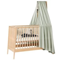 Leander - Luifel Voor Linea En Luna Babybedje 8 Leander - Luifel Voor Linea En Luna Babybedje -Meubilair Verkoopwinkel Leander Himmel Linea und Luna Babybett 170x320 cm sage green frei