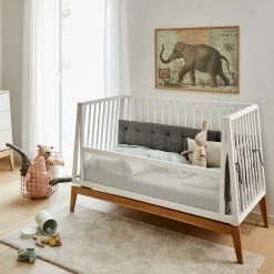 Luna Leander - Babybedje 8 Luna Leander - Babybedje -Meubilair Verkoopwinkel Leander Umbauset Luna Babybett 140 cm weiss Reling Ambiente 2
