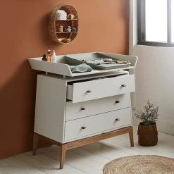 Leander - Commode Voor Luna Commode -Meubilair Verkoopwinkel Leander Wickelaufsatz Luna Kommode 99x72 cm weiss Ambiente
