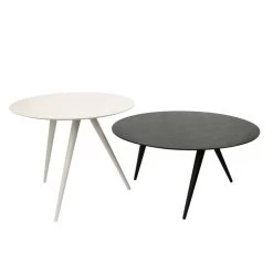 Maigrau - TURN LOW Salontafel, Natuurlijk Eiken, Afwerking Blanke Lak -Meubilair Verkoopwinkel Maigrau TURN LOW Couchtisch schwarz TURN HIGH Beistelltisch weiss