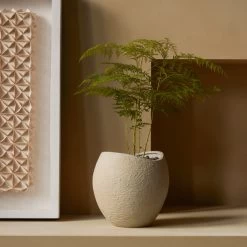 Audo - Plantas Plantenpot 30 Audo - Plantas Plantenpot -Meubilair Verkoopwinkel Menu Plantas Pflanzentopf elfenbein Situation 1