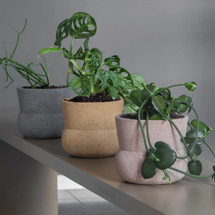 Mette Ditmer - Stone Bloempot Ø 17 Cm, Grijs 2 Mette Ditmer - Stone Bloempot Ø 17 Cm, Grijs - Afbeelding 2