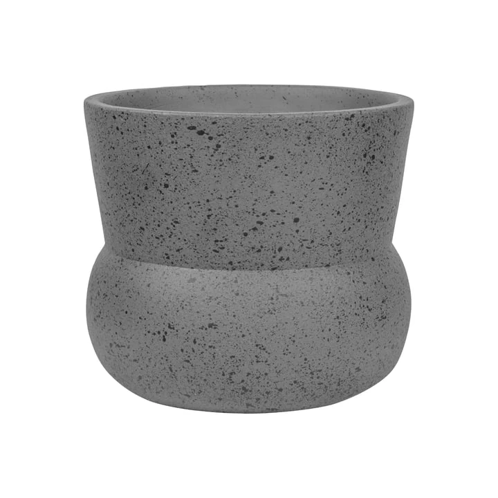 Mette Ditmer - Stone Bloempot Ø 17 Cm, Grijs 1 Mette Ditmer - Stone Bloempot Ø 17 Cm, Grijs