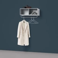 Montana - Garderobe -Meubilair Verkoopwinkel Montana Coat Garderobe hellgrau Ambiente